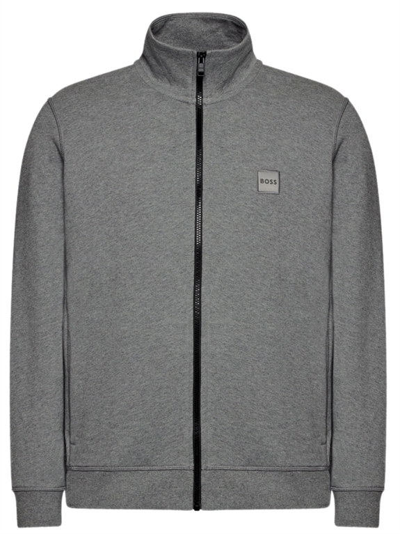 BOSS Orange Zestart Zip sweatshirt - 051 Light/Pastel Grey
